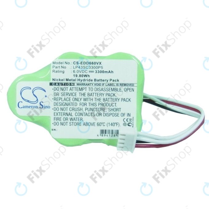 Μπαταρία για Ecovacs Deebot D-series, LP43SC3300P5, 6.0V, 3300mAh, HQ