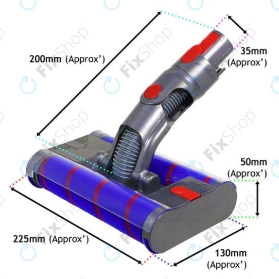 Κεφαλή Διπλού Κυλίνδρου για Dyson V-series | Outsize