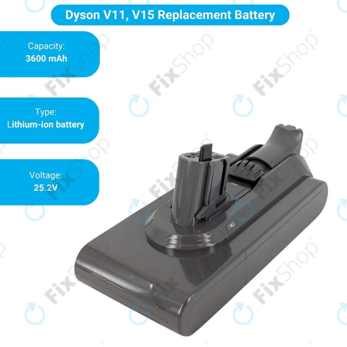 Μπαταρία για Dyson V11, SV15, SV18, 970938-01, 25.2V, 3600mAh