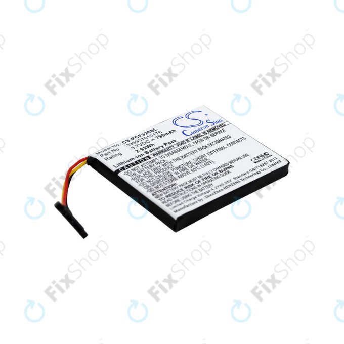Μπαταρία για Pioneer AVIC-F320BT, 790mAh, Li-Ion, 3.7V, 338937010176, HQ