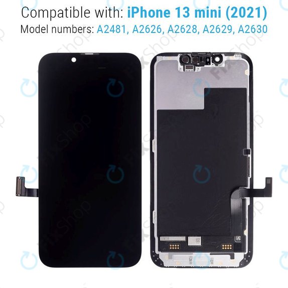 Οθόνη Hard OLED για iPhone 13 Mini, Αφής με πλαίσιο, FixPremium
