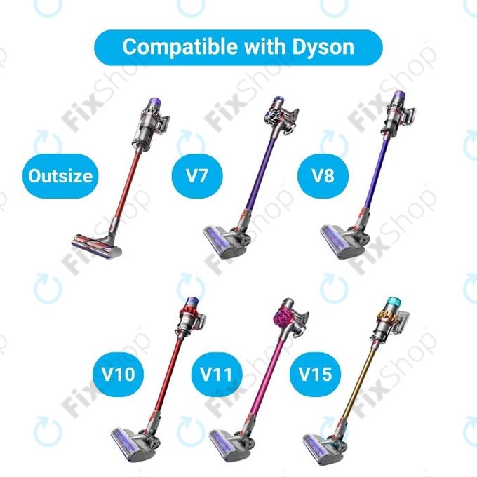 Κεφαλή Διπλού Κυλίνδρου για Dyson V-series | Outsize