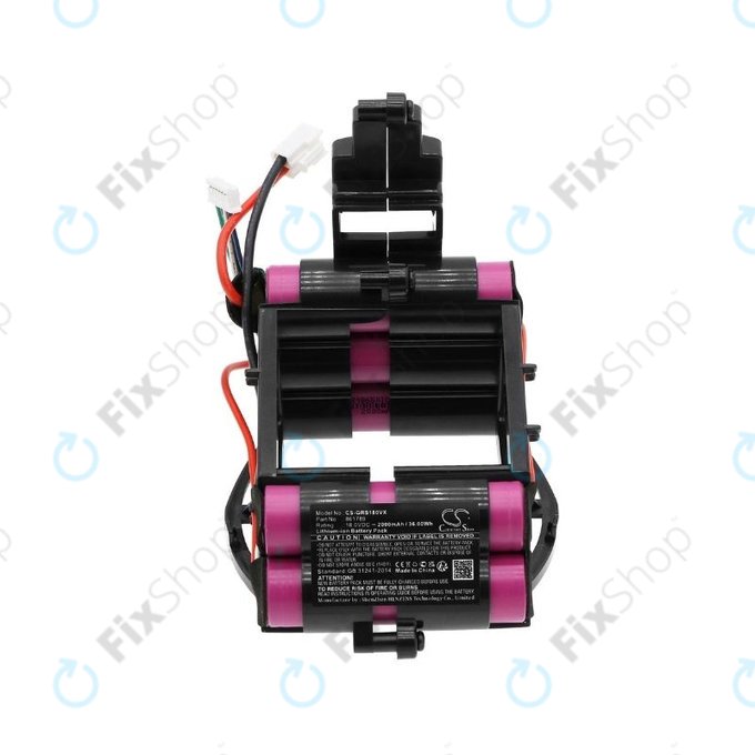 Μπαταρία για Gorenje SVC-series, 861789, 18.0V, 2000mAh, HQ