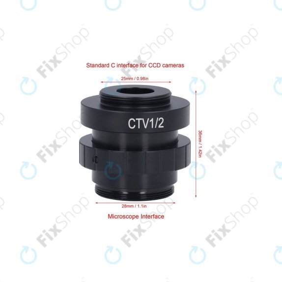 Προσαρμογέας CTV 1/2" C-Mount για μικροσκόπιο