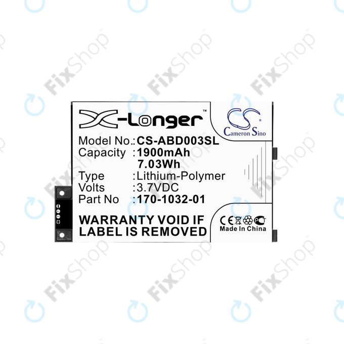 Battery για Amazon Kindle 3 | 3 Wi-fi | 3G | Graphite | 170-1032-01 | S11GTSF01A | 1900mAh | HQ