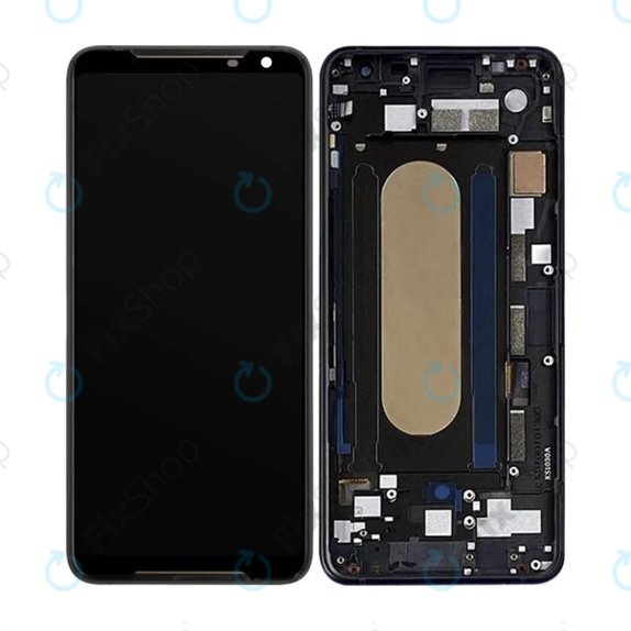 Συγκρότημα οθόνης για Asus ROG Phone 2, ZS660KL, Μαύρο, Black