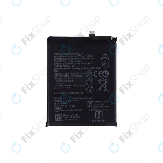 Μπαταρία για Huawei P30, HB436380ECW, 3650mAh