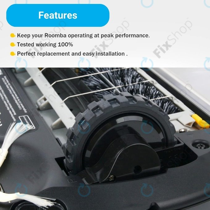 Τροχός με Κινητήρα (Αριστερός) για iRobot Roomba 500 | 600 | 700 | 800 | 900-series