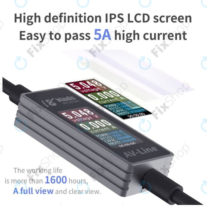 Καλώδιο Φόρτισης Έξυπνης Ανίχνευσης (Lightning - USB-C) για AV-Line