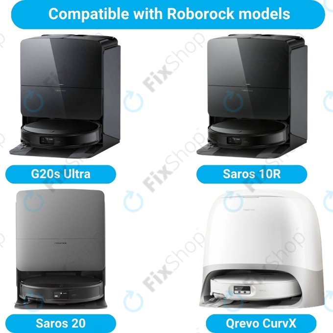 Σετ ανταλλακτικών για Roborock G20s Ultra, Saros 10R, 20 (1x Κύρια βούρτσα, 2x Φίλτρο, 2x Πλαϊνή Βούρτσα)