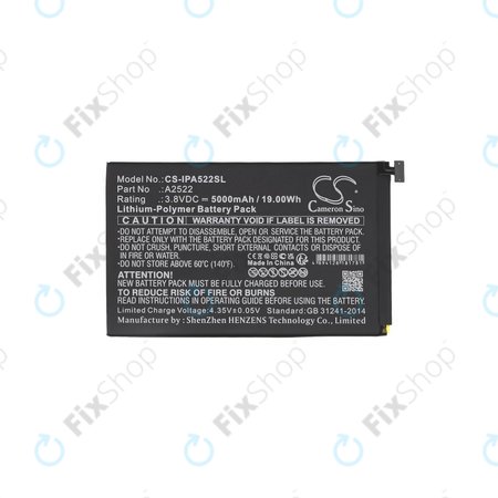 Μπαταρία για iPad Mini 6, A2522, 5000mAh, HQ