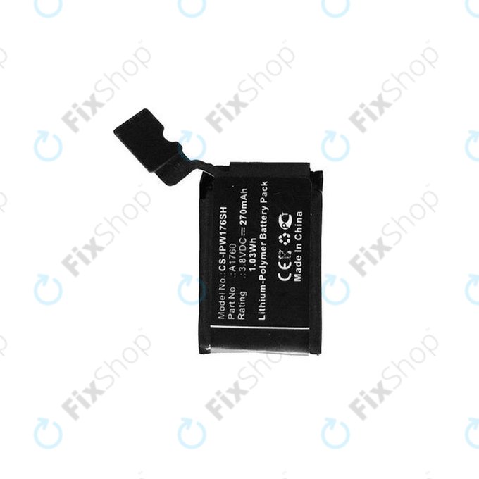 Μπαταρία για Apple Watch 2 38mm, A1760, 270mAh, HQ