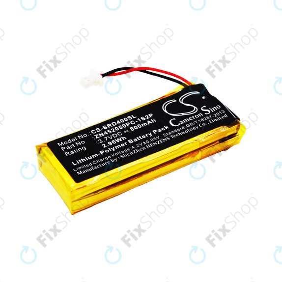 Μπαταρία για Cardo Scala Rider G4, 800mAh, Li-Pol, 3.7V, ZN452050PC-1S2P, HQ