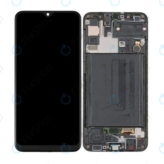 Συγκρότημα οθόνης για Samsung A30s, A307F, Prism Crush Black