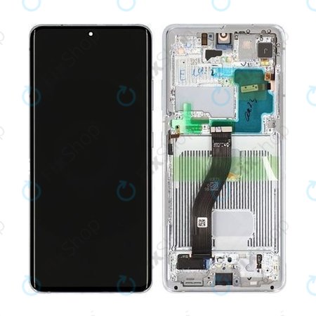 LCD Display Assembly για Samsung S21 Ultra | G998B | Phantom Silver | Service Pack