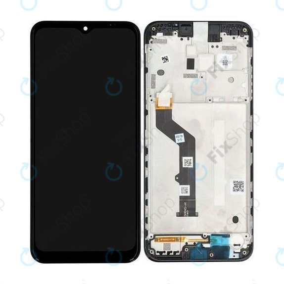 Συγκρότημα οθόνης για Motorola Moto E7 Plus, XT2081, Μαύρο, Black, Service Pack
