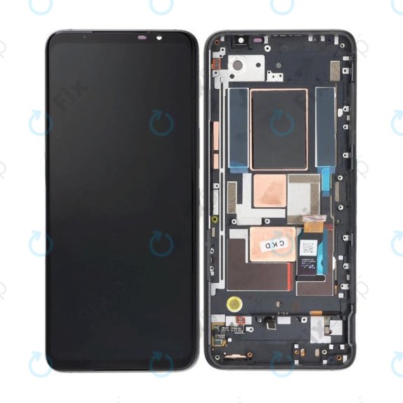 Συγκρότημα οθόνης για Asus ROG Phone 5s, ZS676KS, 5s Pro ZS676KS-1A, Phantom Black