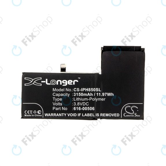 Μπαταρία για iPhone XS Max, 616-00506, 3150mAh, HQ
