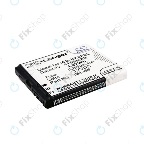 Μπαταρία για Nokia N78, N79, N95 8GB, 1100mAh, Li-Ion, 3.7V, BL-6F, HQ