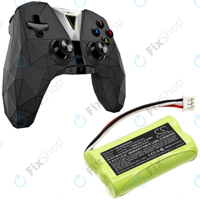 Μπαταρία για Nvidia P2920, Nvidia Shield Game Controller, 1800mAh, Ni-MH, 2.4V, HFR-50AAJY1900x2(B), HQ