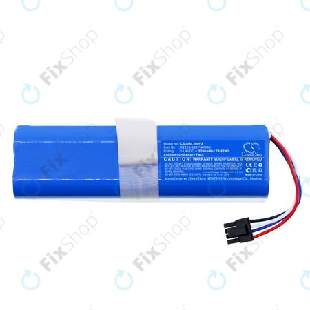 Battery για Xiaomi Dreame Bot L10s Ultra Gen2 | P2150-4S2P-KLYEV | R2228-4S2P-MMBK | 14.4V | Li-Ion | 5200mAh | HQ
