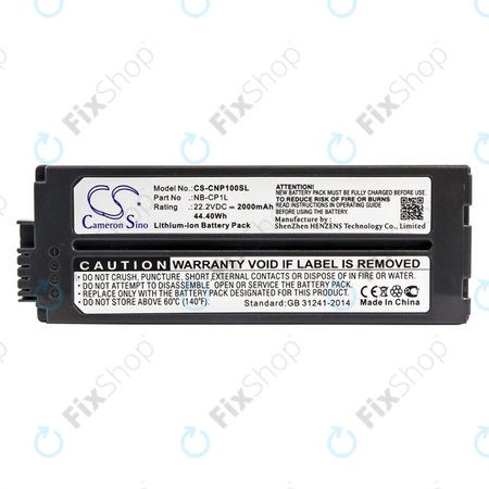 Μπαταρία για Canon Selphy CP, 2000mAh, Li-Ion, 22.2V, NB-CP1L, HQ