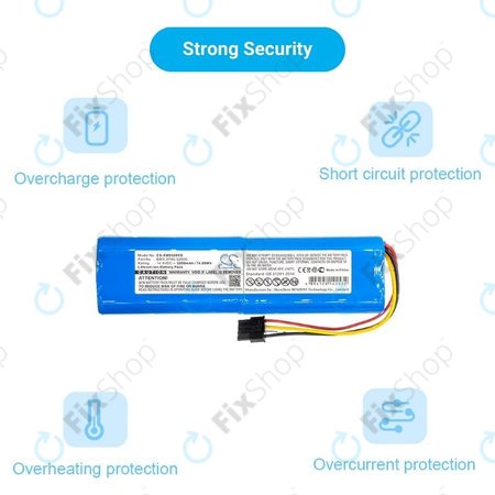 Μπαταρία για Xiaomi Mi Robot Vacuum Mop-series, BRR-2P4S-5200, 14.4V, 5200mAh, HQ