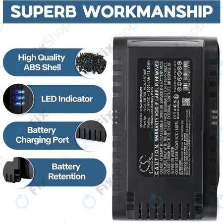 Μπαταρία για Samsung Jet 75, 75 Multi, 75 Premium, VS70, 90, VS9000, VCA-SBT90, VCA-SBT90E, DJ96-00221A, 21.6V, 2000mAh, HQ