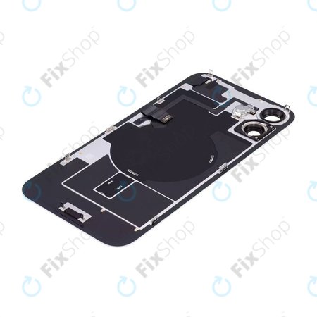 Πίσω Κάλυμμα Γυαλί + Φακός Κάμερας + Μεταλλική Πλάκα + Μαγνήτες Magsafe για iPhone 16 Plus | Λευκό | White