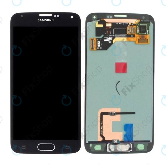 LCD Display με Touch Screen για Samsung S5 | G900F | GH97-15959B | GH97-15734B | Charcoal Black | Service Pack