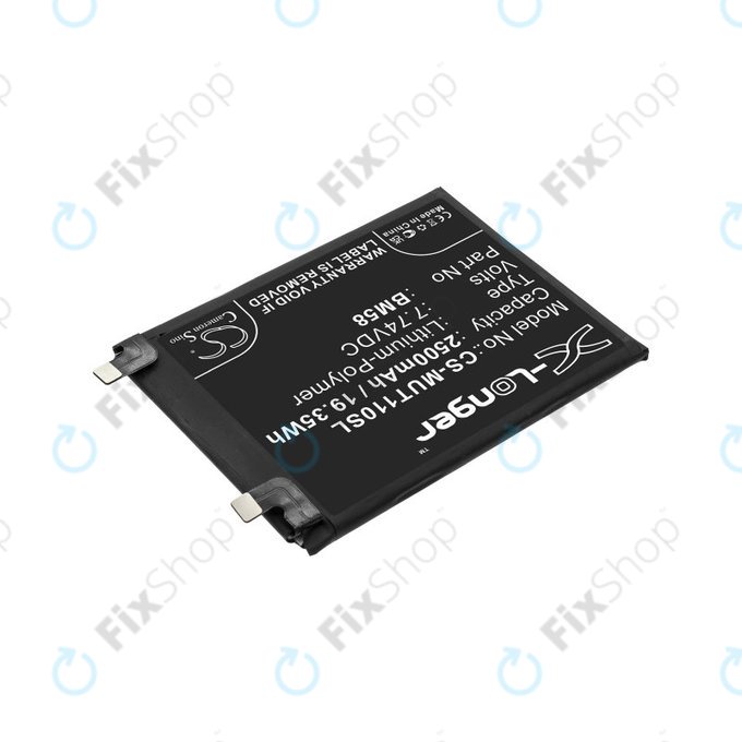 Μπαταρία για Xiaomi 11T Pro, 2500mAh, Li-Pol, 7.74 V, BM58, HQ