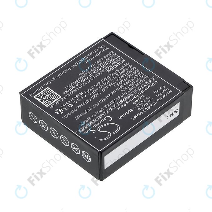 Μπαταρία για SJCAM SJ4000, SJ5000, 900mAh, Li-Ion, 3.7V, SJ4000B, HQ