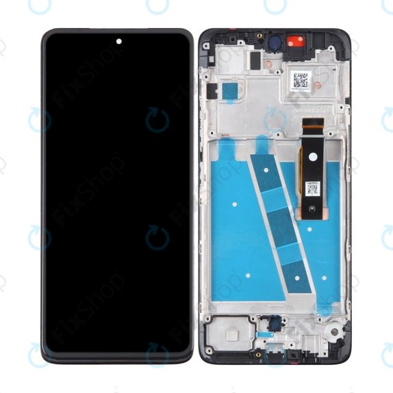 Συγκρότημα οθόνης για Motorola Moto G72, XT2255, Meteorite Gray