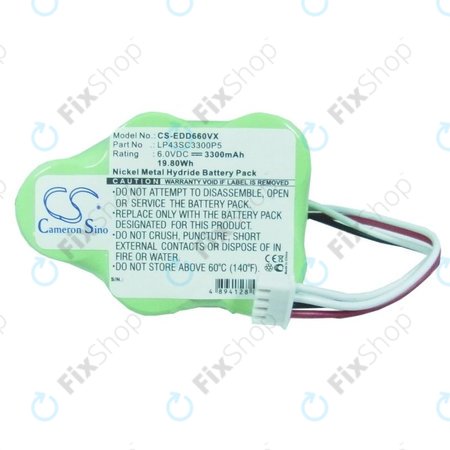 Μπαταρία για Ecovacs Deebot D-series, LP43SC3300P5, 6.0V, 3300mAh, HQ