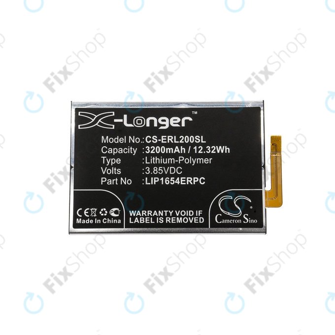 Μπαταρία για Sony Xperia L2, Sony H3311, 3200mAh, Li-Pol, 3.85 V, LIP1654ERPC, HQ