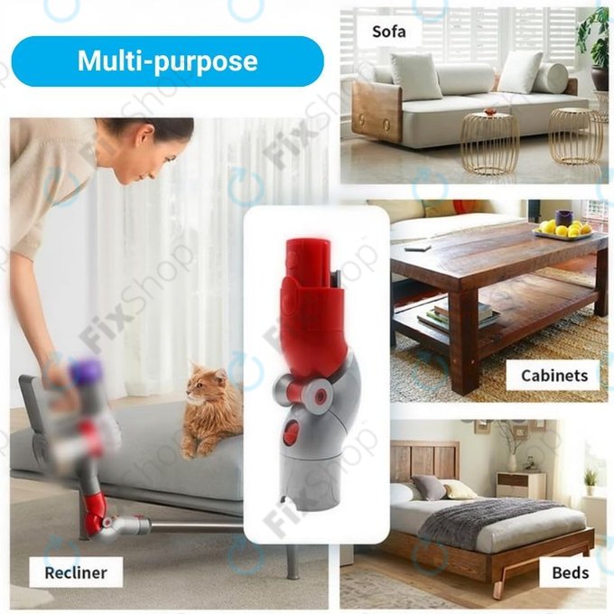 Προσαρμογέας Flex για Dyson V-series | Outsize | Omni-glide