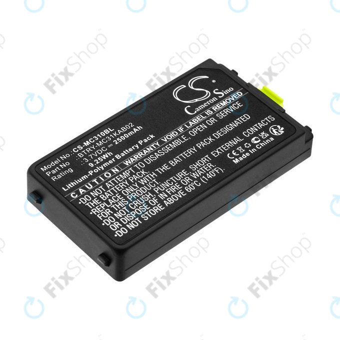 Μπαταρία για Symbol, Zebra MC3100, MC3190, 2500mAh, Li-Pol, 3.7V, BTRY-MC31KAB02, HQ