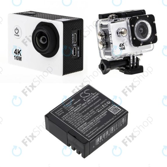 Μπαταρία για SJCAM SJ4000, SJ5000, 900mAh, Li-Ion, 3.7V, SJ4000B, HQ