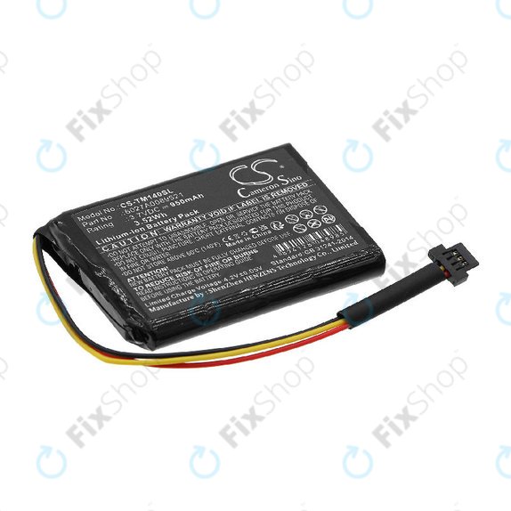 Μπαταρία για TomTom One 140, Go 500, 950mAh, Li-ion, 3.7V, P2, HQ