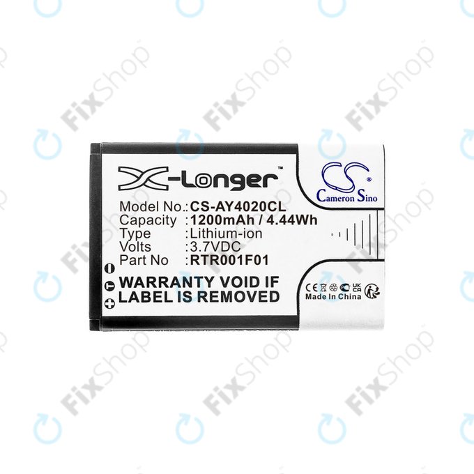 Μπαταρία για Alcatel 8232, 1200mAh, Li-Ion, 3.7V, RTR001F01, HQ