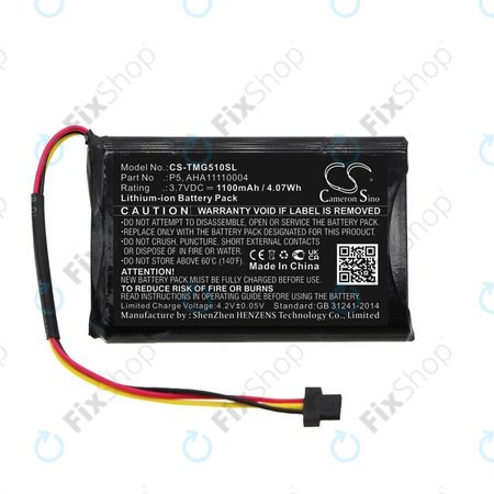 Μπαταρία για TomTom Go 510, 1100mAh, Li-Ion, 3.7V, AHA11110004, HQ