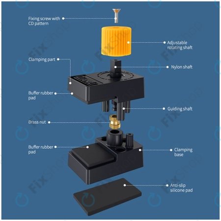 Πλαστική Σφιγκτήρας με Γέμιση Καουτσούκ - Εύρος 12mm (4τμχ) για QianLi iClamp 2.0