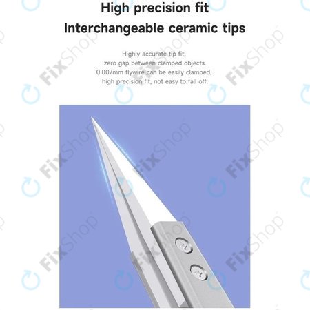 Λαβίδα Κεραμική Θερμοανθεκτική Ακριβείας με Ευθεία-Αιχμηρή Μύτη για Mechanic SM-11