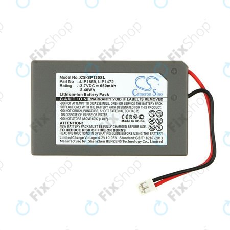 Μπαταρία για Sony PlayStation 3, 650mAh, Li-Ion, 3.7V, LIP1859, HQ