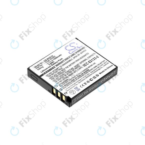 Μπαταρία για Panasonic Lumix DMC, 1050mAh, Li-Ion, 3.7V, DMW-BCE10, HQ