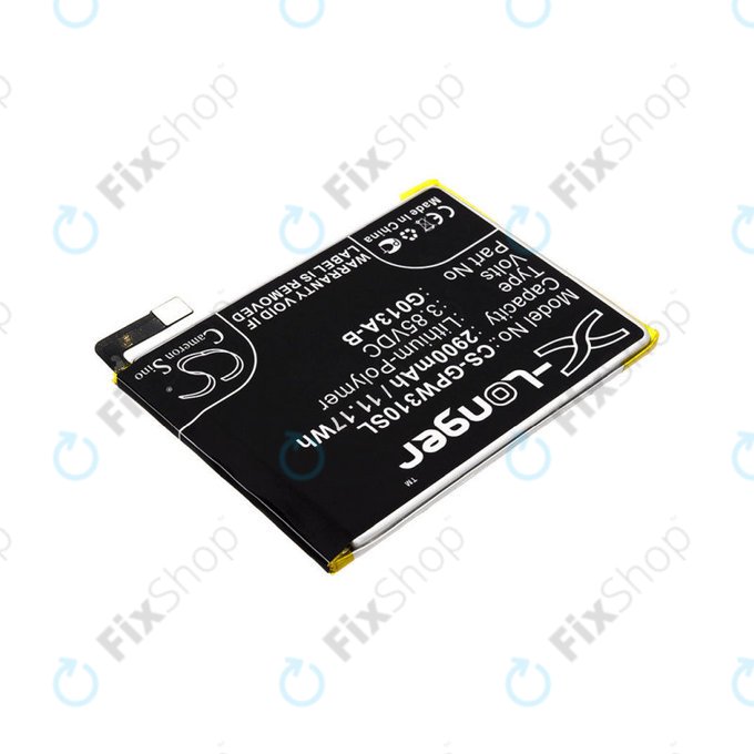 Μπαταρία για Google Pixel 3, 2900mAh, Li-Pol, 3.85 V, G013A-B, HQ