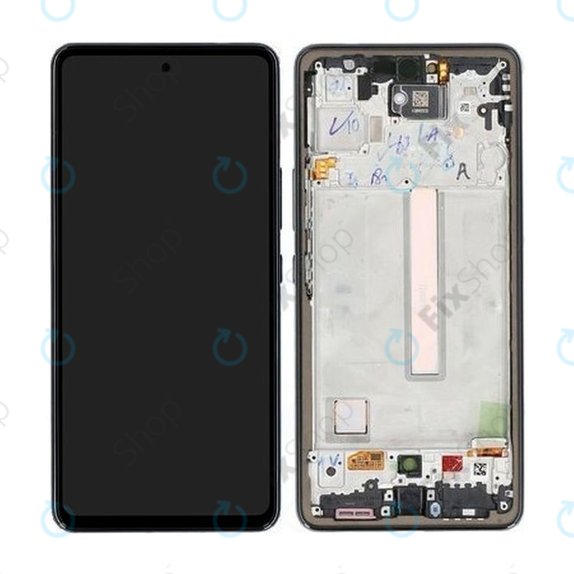 Συγκρότημα οθόνης για Samsung A53 5G, A536B, GH82-28024A, GH82-28025A, Awesome Black, Service Pack