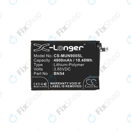 Μπαταρία για Xiaomi Redmi 9, 9A, Note 9, BN54, 4800mAh, HQ
