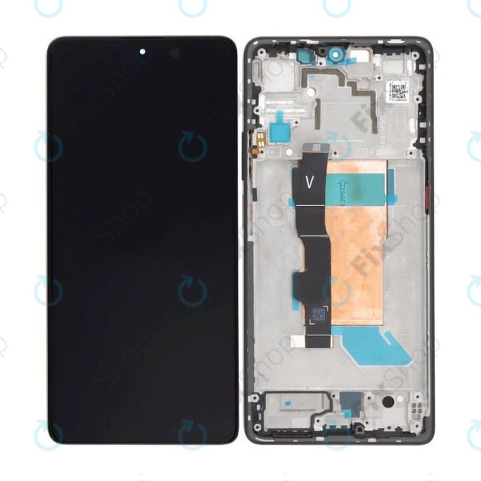 LCD Display Assembly για Xiaomi Poco F5 | 23049PCD8G | 23049PCD8I | Μαύρο, Black