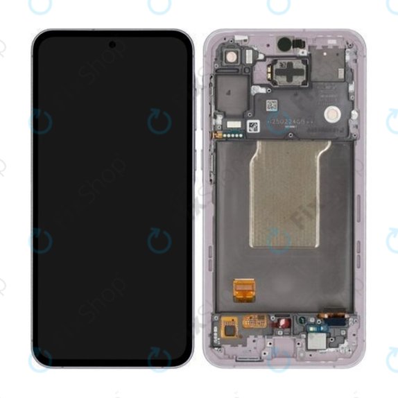 Συγκρότημα οθόνης για Samsung A55, A556B, Awesome Lilac, Service Pack